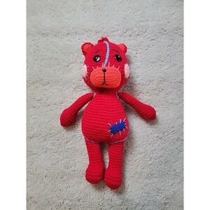 Handmade Crocheted Dog Teddy Bear Stuffed Animal Cute Unique Plush